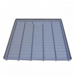 GRAY TABLE WITH DRAIN 1X1.10M