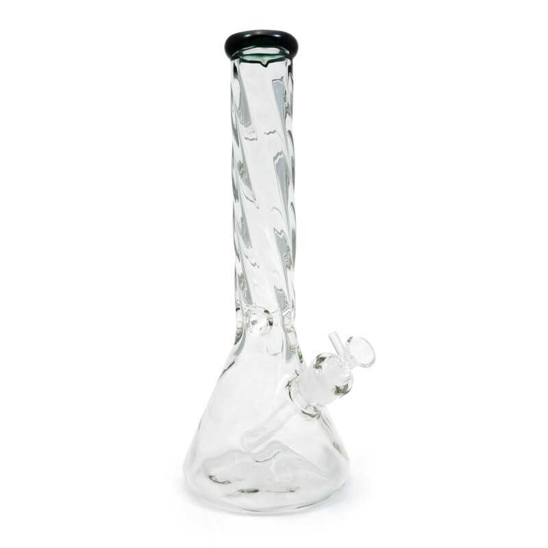 GLASS BONG 37CM ​​BEAKER ICE TWISTER