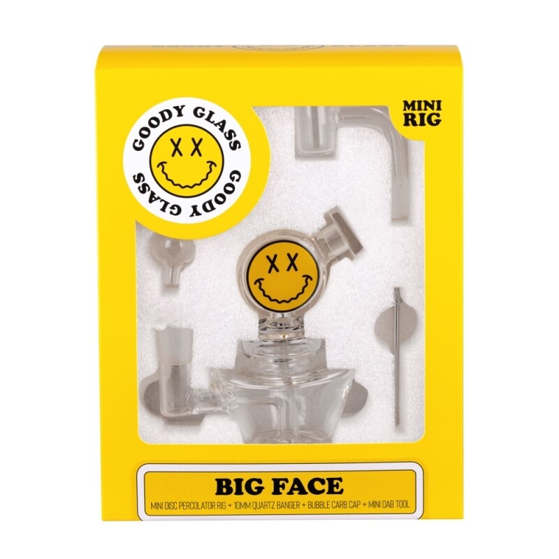 GOODYGLASS-BIG FACE MINI RIG KIT 4-PIECES