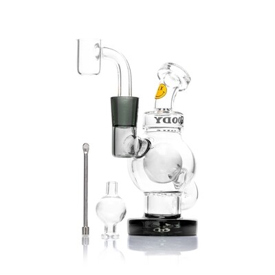 GOODY GLASS ORBIT MINI RIG KIT 4-PIEZAS black