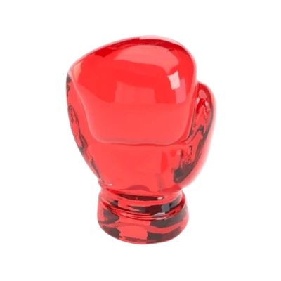 THE CHAMPION&#39;S GLOBE (RED) STUNDENGLASS