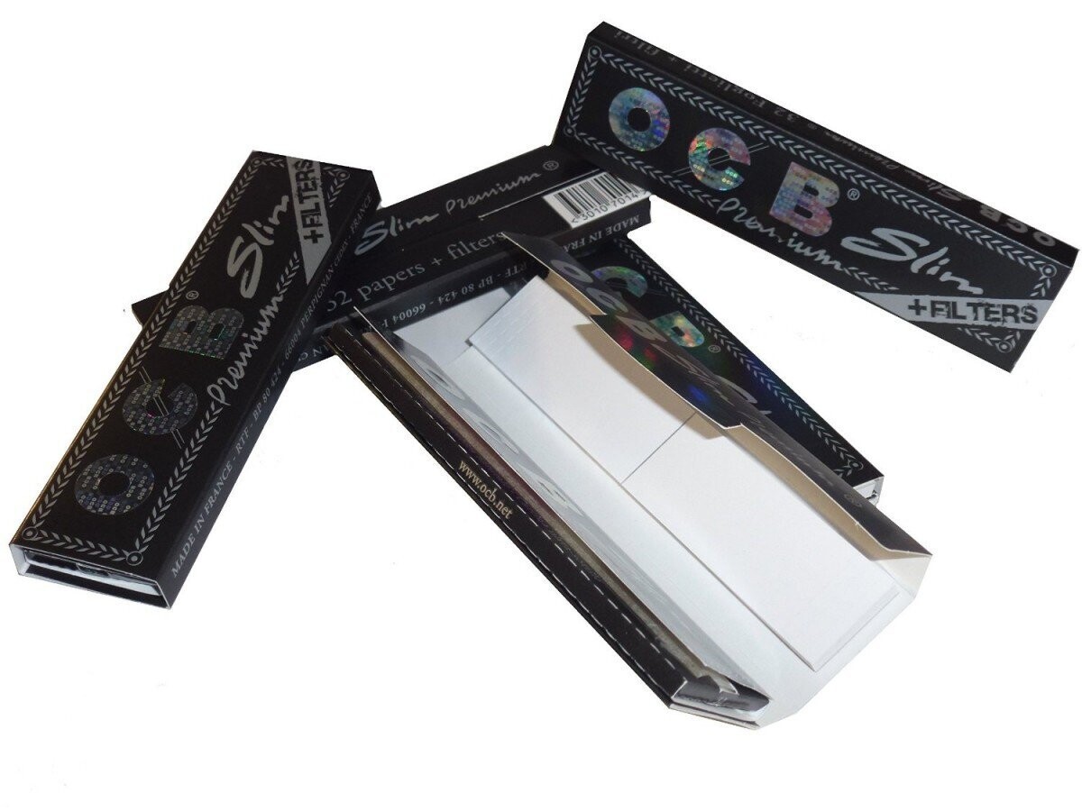 OCB PREMIUM SLIM + BOQUILLAS 32 UNIDADES /CAJA