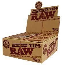 RAW  PERFORATED WIDE TIPS 50 UNITS