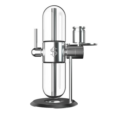 STÜNDENGLASS KOMPACT GRAVITY INFUSER HOOKAH PLATED