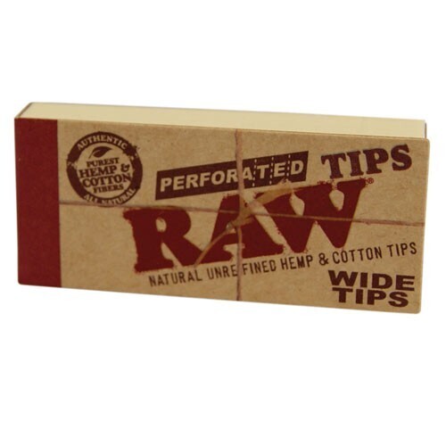 RAW  PERFORATED WIDE TIPS 1 UNIT