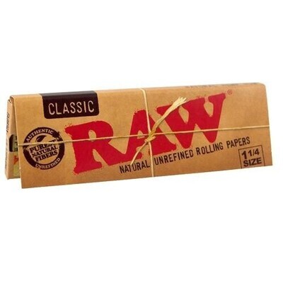 RAW PAPEL BOX 1 1/4 CLASSIC 1 UNIT