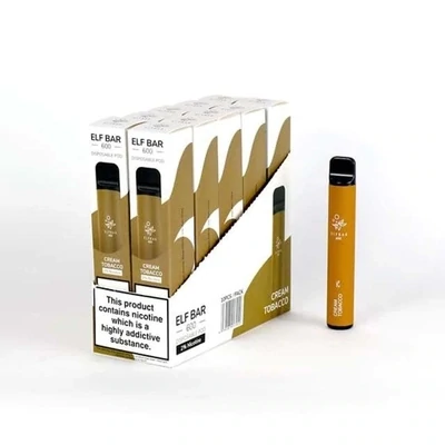 ELFBAR VAPER CREAM TOBACCO 1 BOX