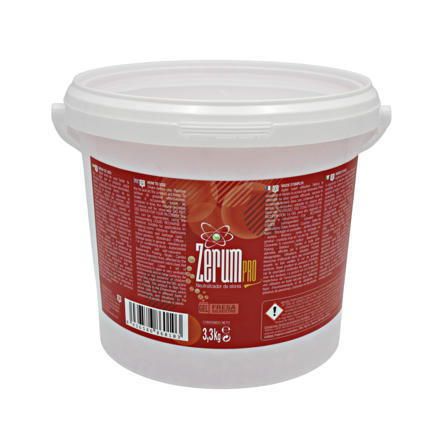 ZERUMPRO WILD STRAWBERRY GEL 3.3 KG