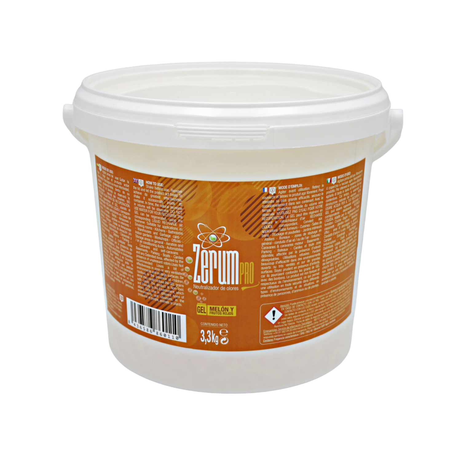 ZERUM PRO GEL MELON AND RED FRUITS 3.3 KG