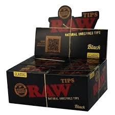 RAW BLACK TIPS 50 UNITS