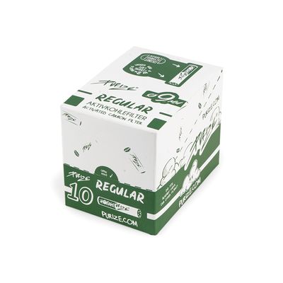 PURIZE REGULAR SIZE FILTERS (10 UNITS/BOX) WHITE (PACK OF 20 BOXES)