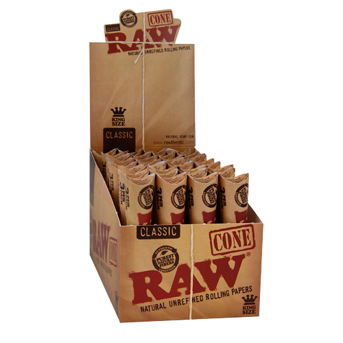 RAW BOX CONES 3PK CLASSIC
