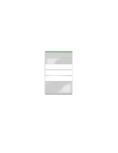 ZIP WITH WHITE STRIPE FOR WRITING 55 X 65 X 0.06 100 UNITS