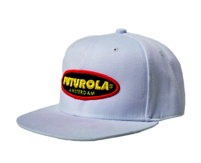 white cap with futurola logo