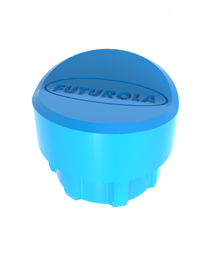 Cigarettes transport tube cap FUTUROLA TURQUOISE