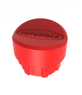 Cigarettes transport tube cap FUTUROLA RED
