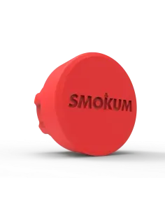 SMOKUM red color transport tube cap for cones and pre-rolled cigarettes