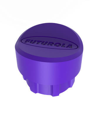 Cigarettes transport tube cap FUTUROLA PURPLE