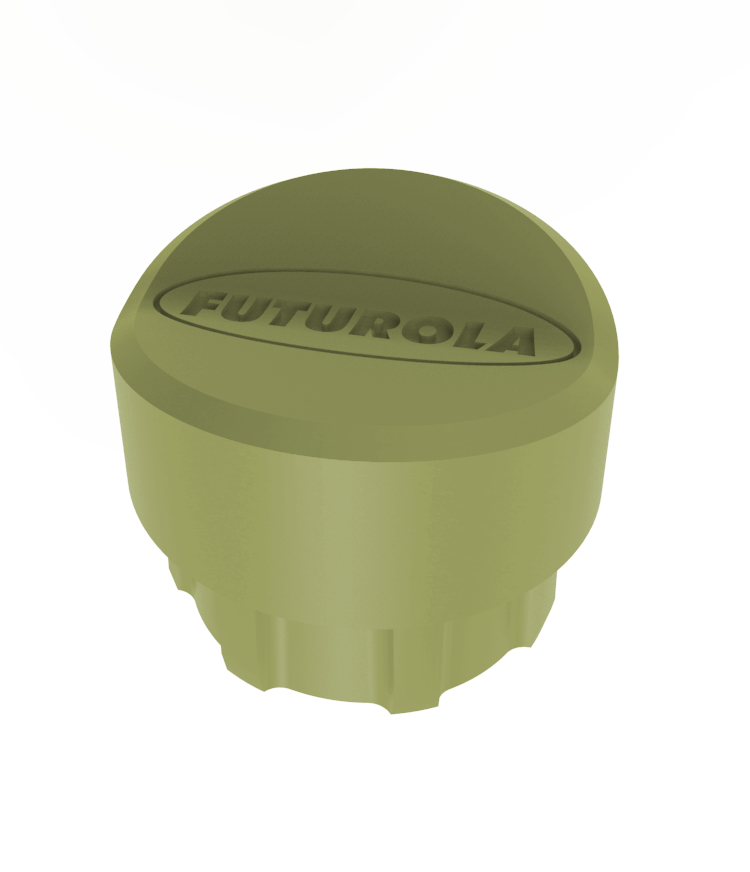 Cigarettes transport tube cap FUTUROLA MILITARY GREEN