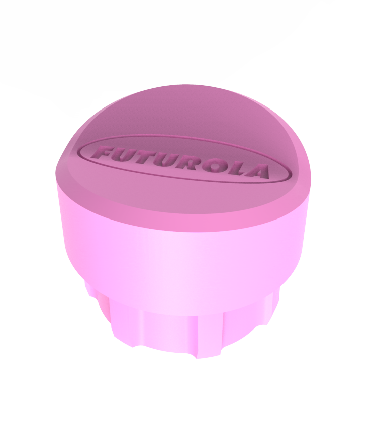 Cigarettes transport tube cap FUTUROLA PINK