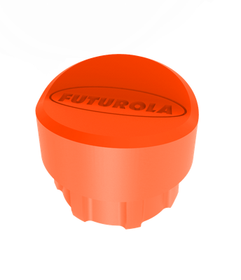 Cigarettes transport tube cap FUTUROLA NEON ORANGE