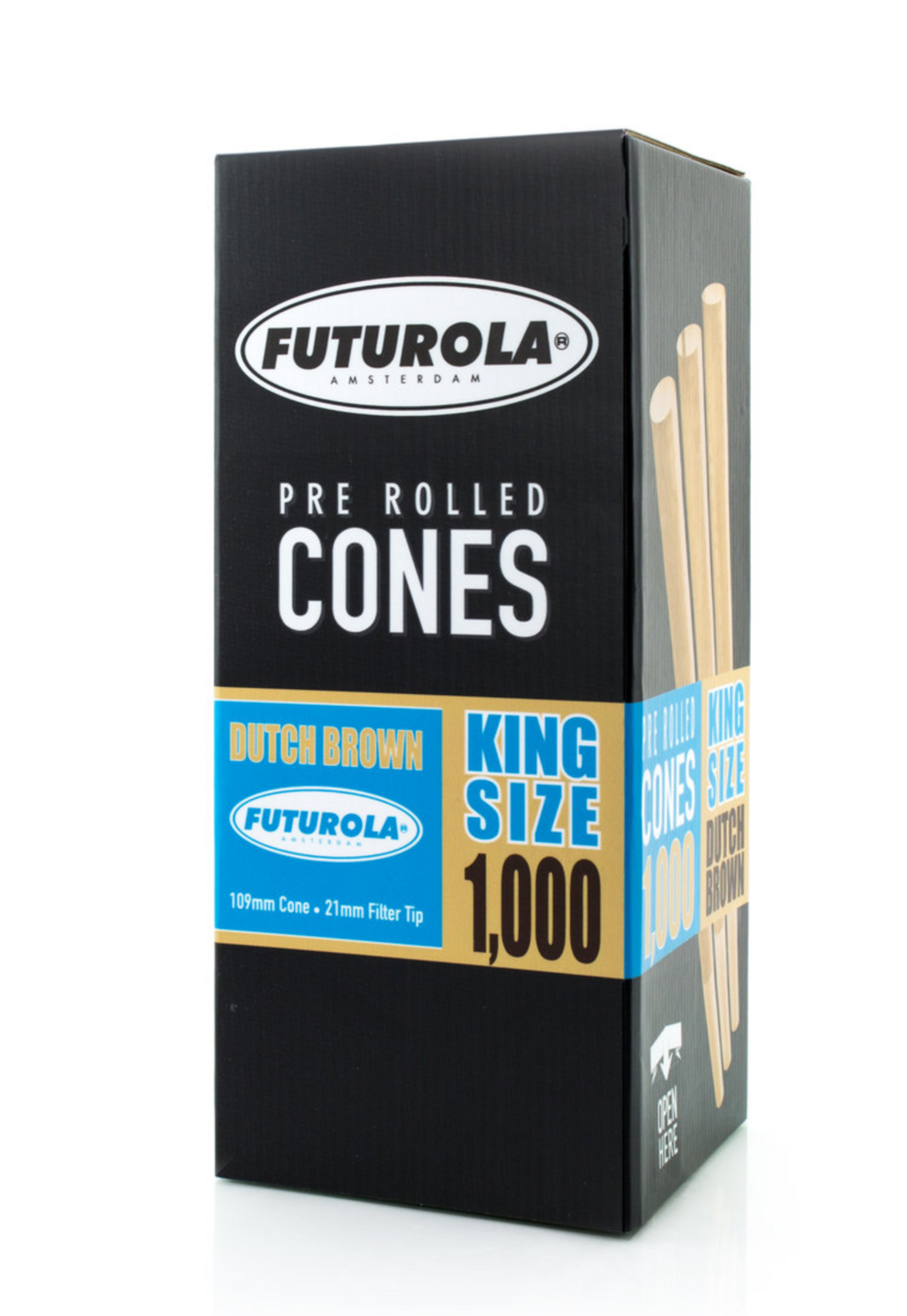 FUTUROLA CONE DUTCH BROWN KING SIZE 1000 UNITS