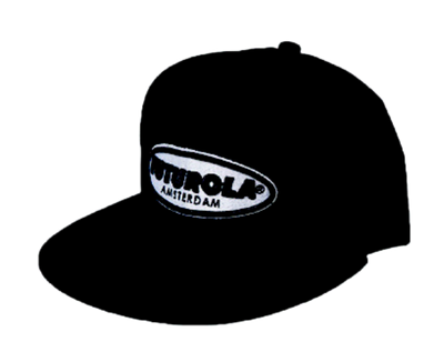 Gorra de Beisbol FUTUROLA negra con logo en blanco
