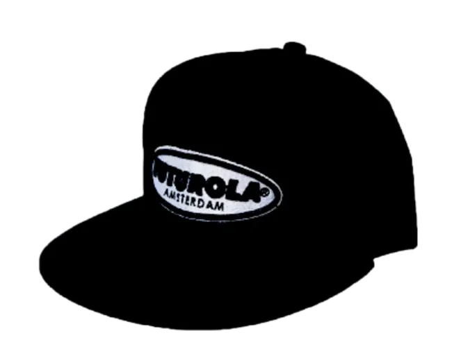 FUTUROLA black baseball cap with white logo
