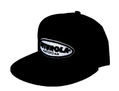 Gorra de Beisbol FUTUROLA negra con logo en blanco