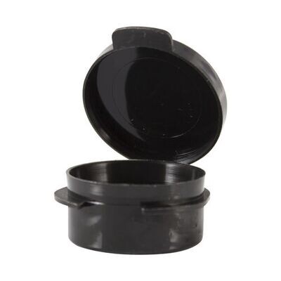 SAMPLE BOTTLE ACRYLIC WITH CAP 5 ml black