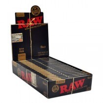 ROLLING PAPER BOOKLET RAW 1 1/4 BLACK CLASSIC. 24 UNITS