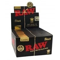 Rolling paper RAW KING SIZE SLIM BLACK. 50 booklets