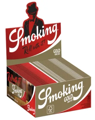 Rolling Paper SMOKING GOLD King Size 50 Booklets