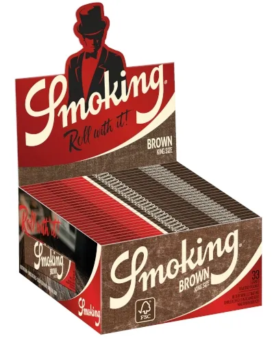 Rolling Paper SMOKING BROWN King Size 50 Booklets