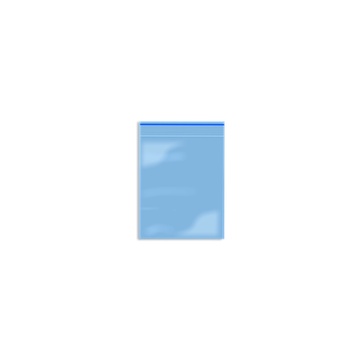 ZIP 55 X 65 X 0.09 ALL BLUE 100 UNITS