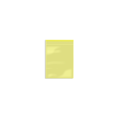 ZIP 55 X 65 X 0.09 ALL YELLOW 100 UNITS