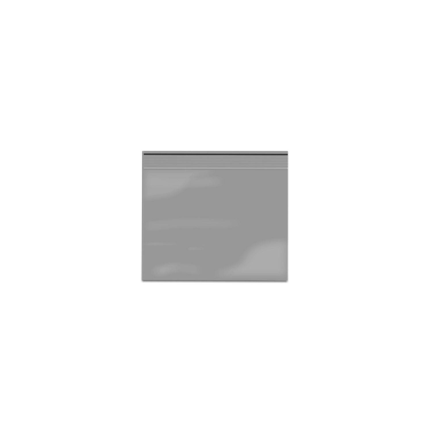 ZIP-LOCK BAG transparent 80 X 60 X 0,09 mm black