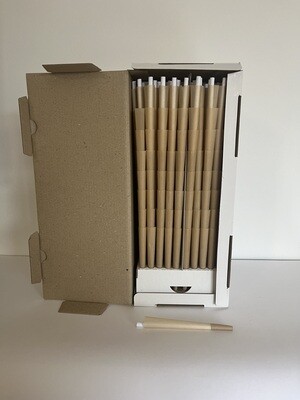 BROWN pre-rolled cones 1000 units  KING SIZE 109/21