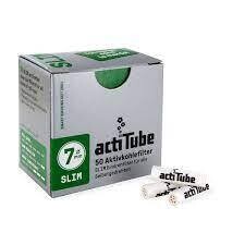 CHARCOAL FILTERS ACTITUBE SLIM 50 UNITS 7 mm