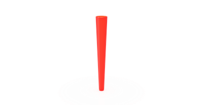 FUTUROLA TRANSPARENT RED TUBE + RED CAP