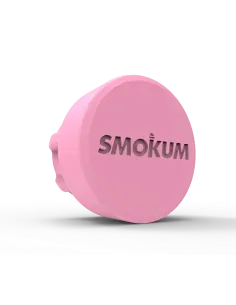 SMOKUM pink color transport tube cap for cones and pre-rolled