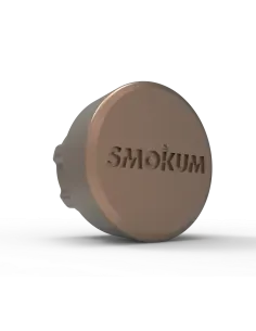 SMOKUM bronze color transport tube cap for cones and pre-rolled cigarettes
