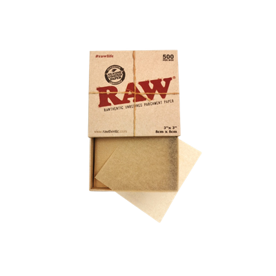 RAW PARCHMENT 8 CM X 8 CM 500 UNITS