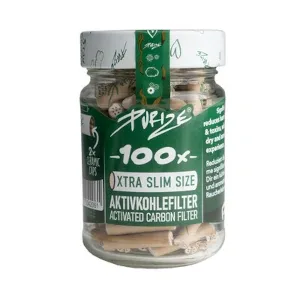 FILTROS PURIZE XTRA SLIM (100 UNIDADES / TARRO CRISTAL) organic
