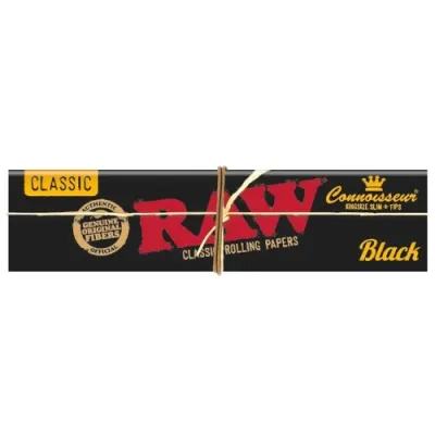 Rolling paper RAW BLACK KS CONNOISSEUR