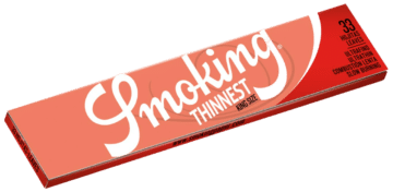 PAPEL DE LIAR SMOKING ROJO KING SIZE THINNEST 1 UNIDAD DE 33 HOJAS