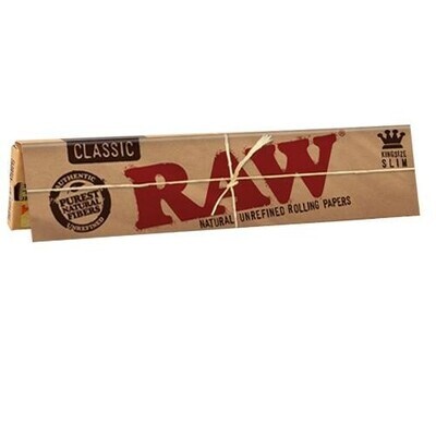 ROLLING PAPER BOOKLET RAW KING SIZE SLIM CLASSIC 1 UNIT