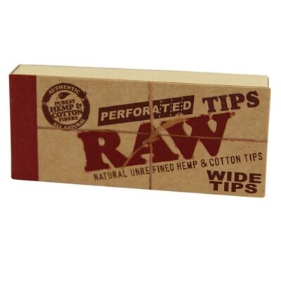 FILTERS RAW  PERFORATED WIDE TIPS 1 UNIT