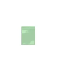 ZIP-LOCK BAG  70 x 100 x 0.09 mm green