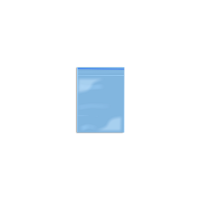 ZIP-LOCK BAG  70 x 100 x 0.09 mm blue